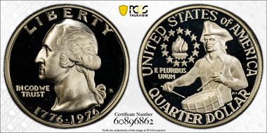 1976-S 25C Silver PR69CAM