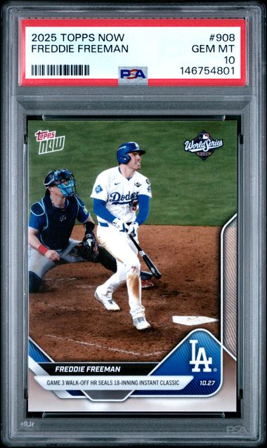 2025 Topps Topps Now #908 Freddie Freeman front