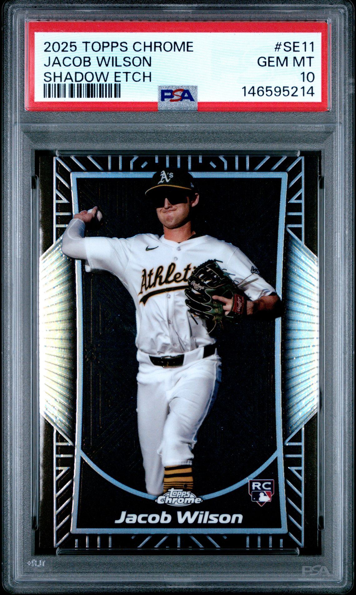 2025 Topps TOPPS CHROME SHADOW ETCH Jacob Wilson front