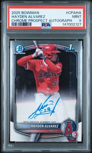 2025 Bowman Bowman Chrome #CPA-HA Alvarez front