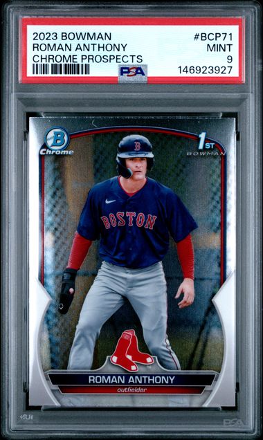 2023 Bowman Bowman Sapphire Chrome #BCP71 Anthony front