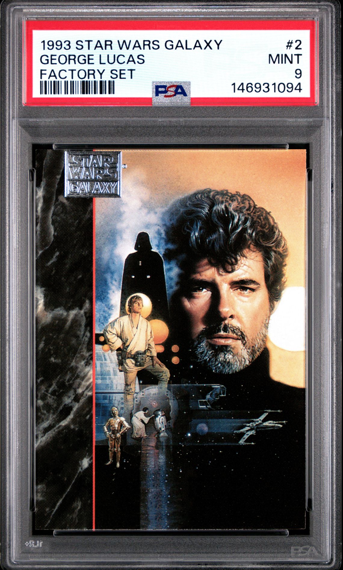 1993 Star Wars STAR WARS GALAXY FACTORY SET #2 George Lucas front
