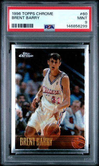 1996 Topps Topps Chrome #60 Brent Barry front
