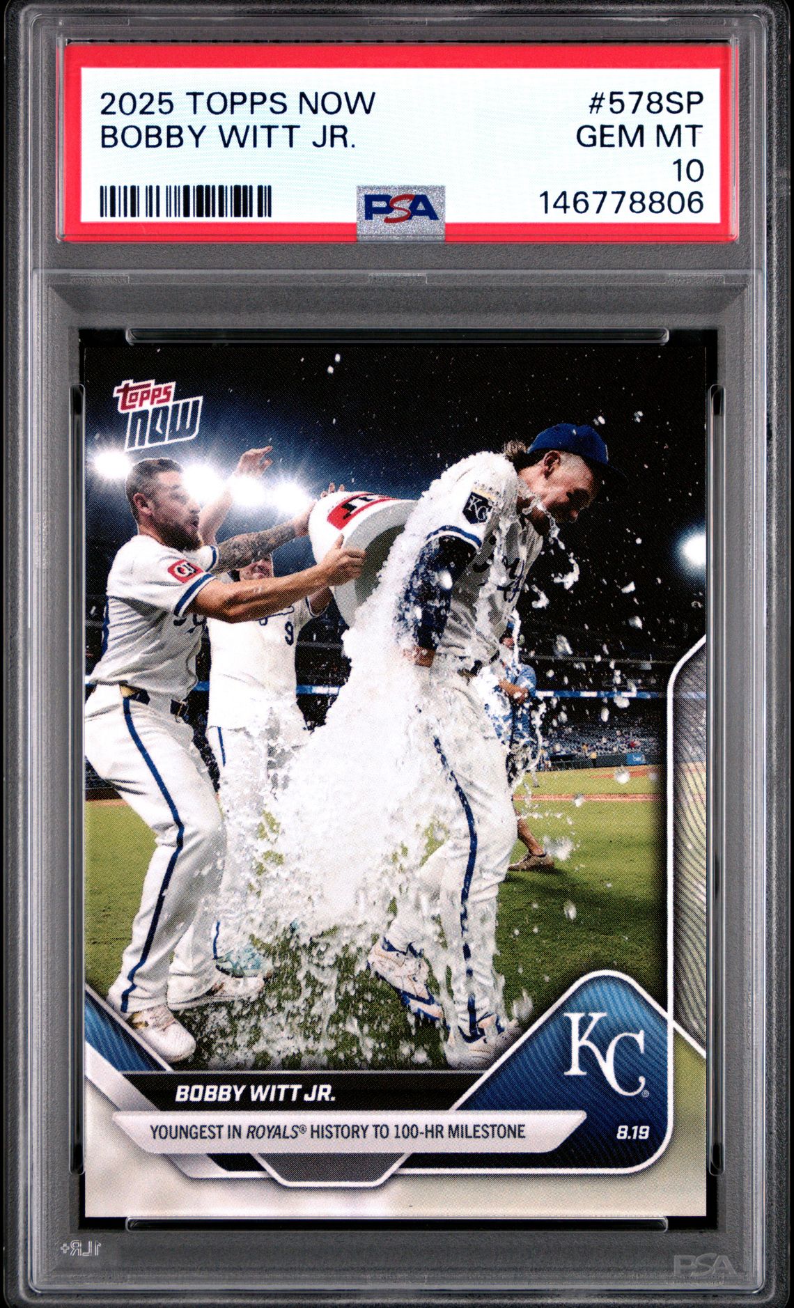 2025 Topps TOPPS NOW #578SP Bobby Witt Jr. front