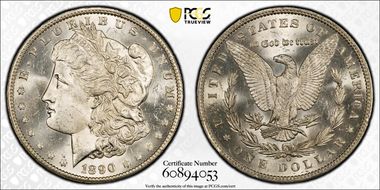 1890-O $1 MS63