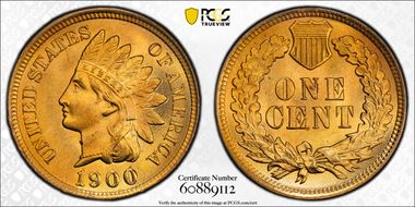 1900 1C MS66RD