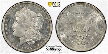 1896 $1 MS64