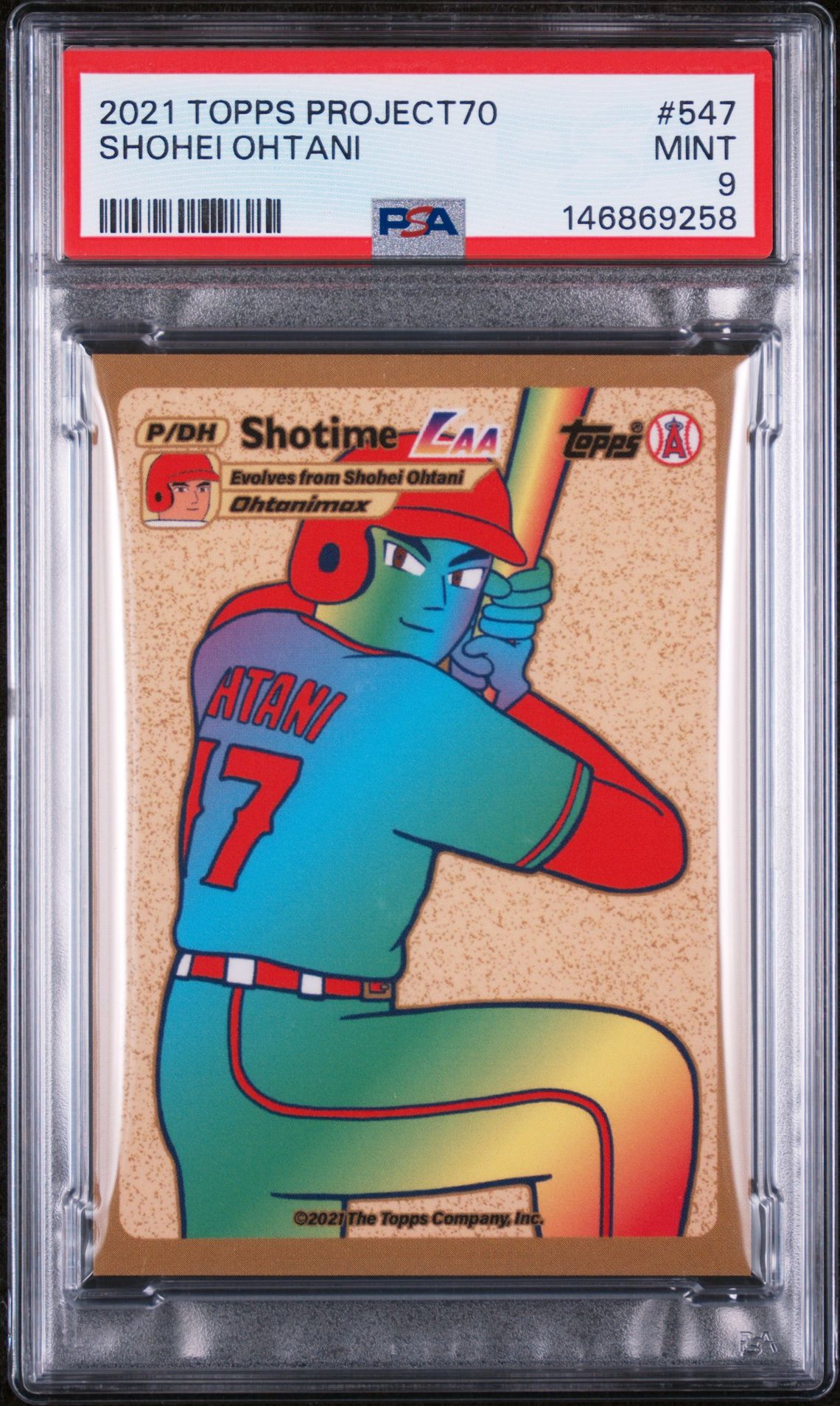 2021 Topps TOPPS PROJECT70 #547 Shohei Ohtani front
