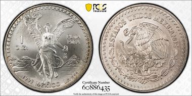 1993-Mo Onza Libertad Ag MS68
