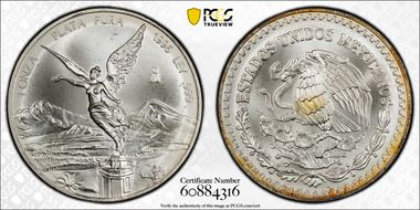 1996-Mo Onza Libertad Ag MS68