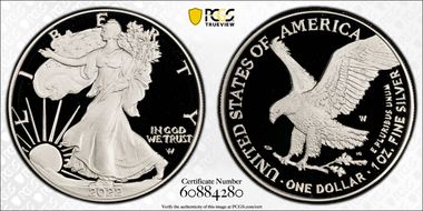 2022-W  $1 Silver Eagle PR69DCAM