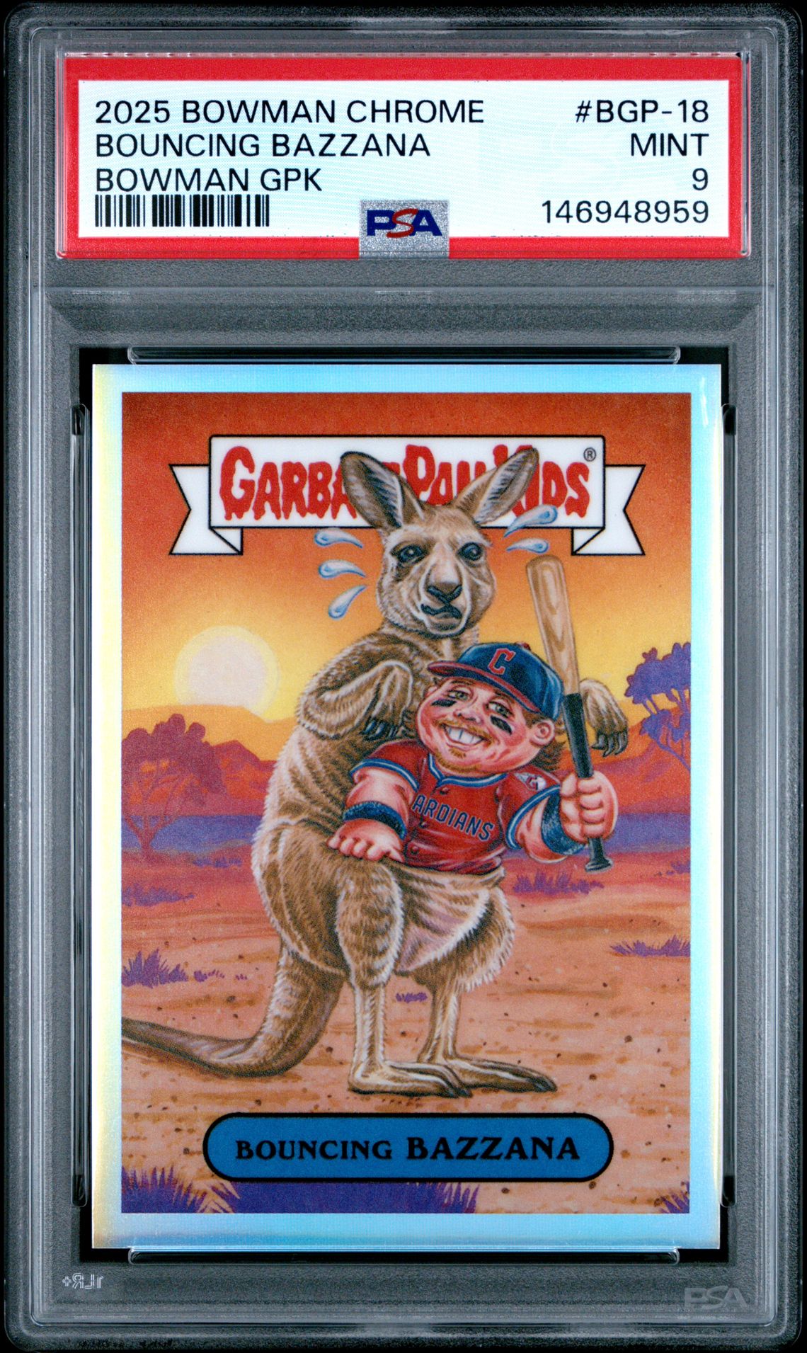 2025 Bowman Chrome BOWMAN CHROME BOWMAN GPK #BGP-18 Bouncing Bazzana front