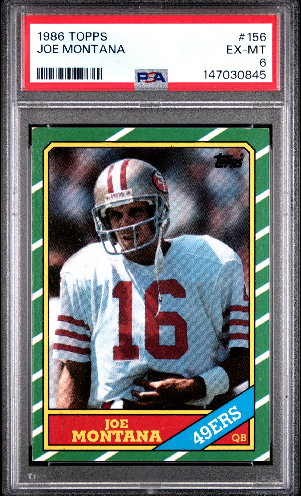 1986 Topps TOPPS #156 Joe Montana front