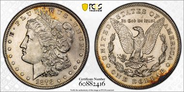 1878 7TF $1 Reverse of 1878 N1