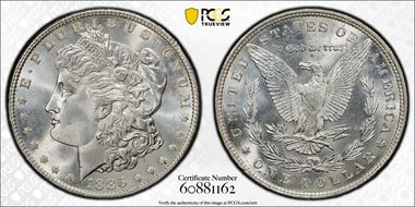 1886 $1 MS67