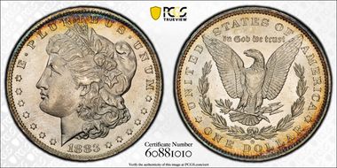 1883-O $1 MS67