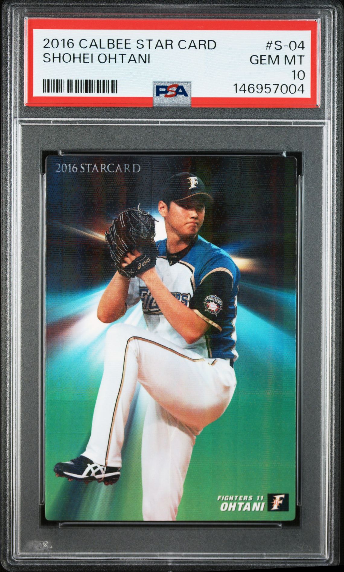 2016 Calbee #S-04 Shohei Ohtani front