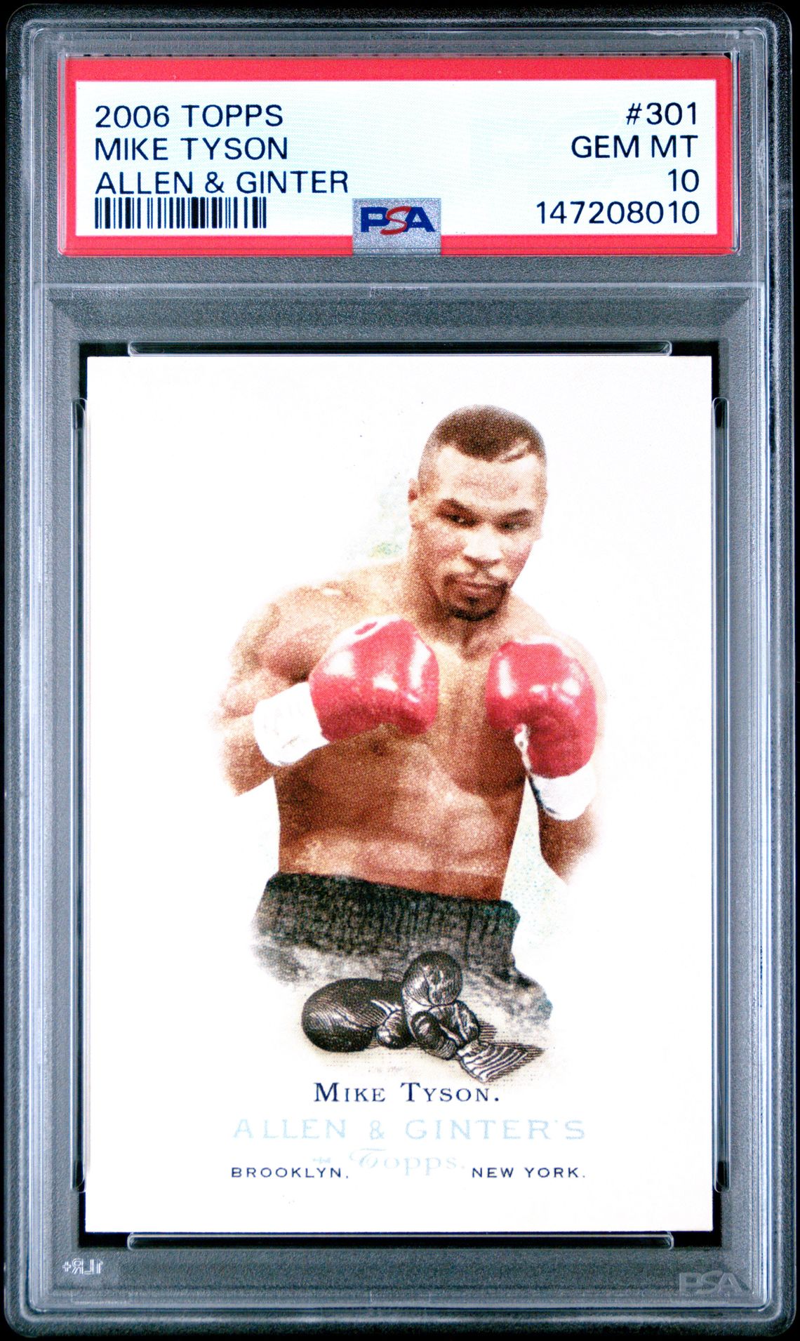2006 Topps TOPPS ALLEN & GINTER MINI #301 Mike Tyson front