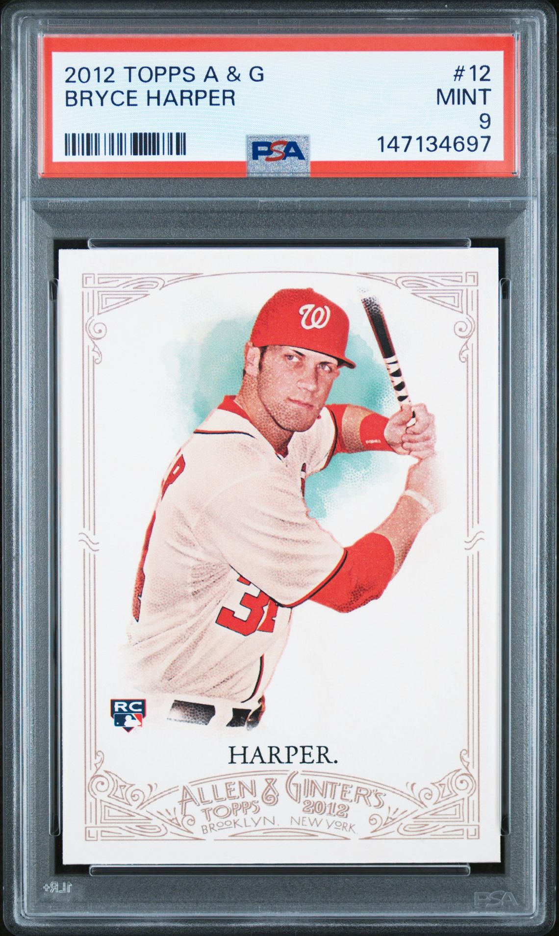 2012 Topps TOPPS ALLEN & GINTER #12 Bryce Harper front