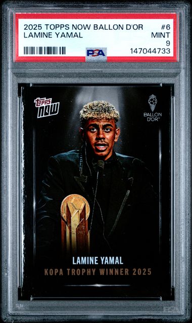 2025 Topps Topps Now #6 Ballon D'Or Lamine front