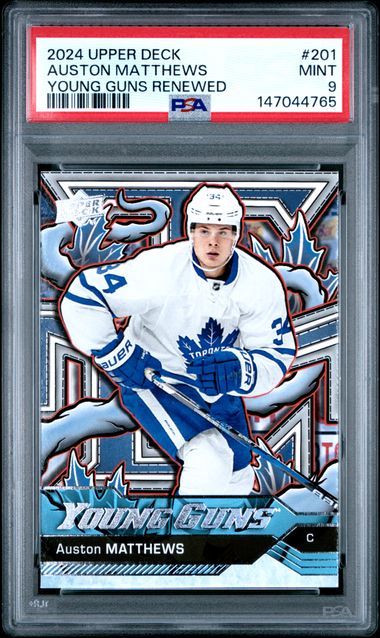 2024 Upper Deck Young Guns #201 Auston Matthews front