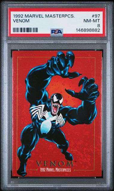 1992 Fleer Marvel Masterpieces #97 Venom front