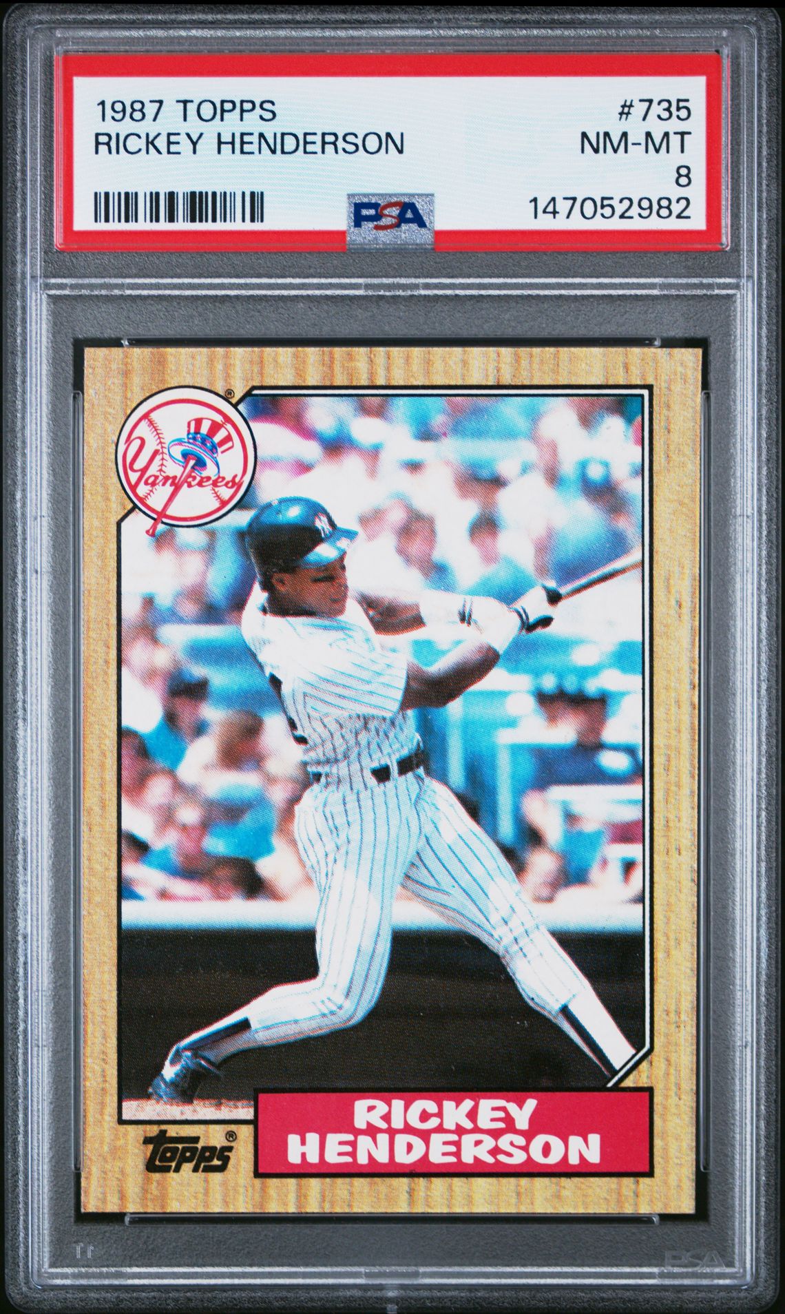 1987 Topps TOPPS #735 Rickey Henderson front