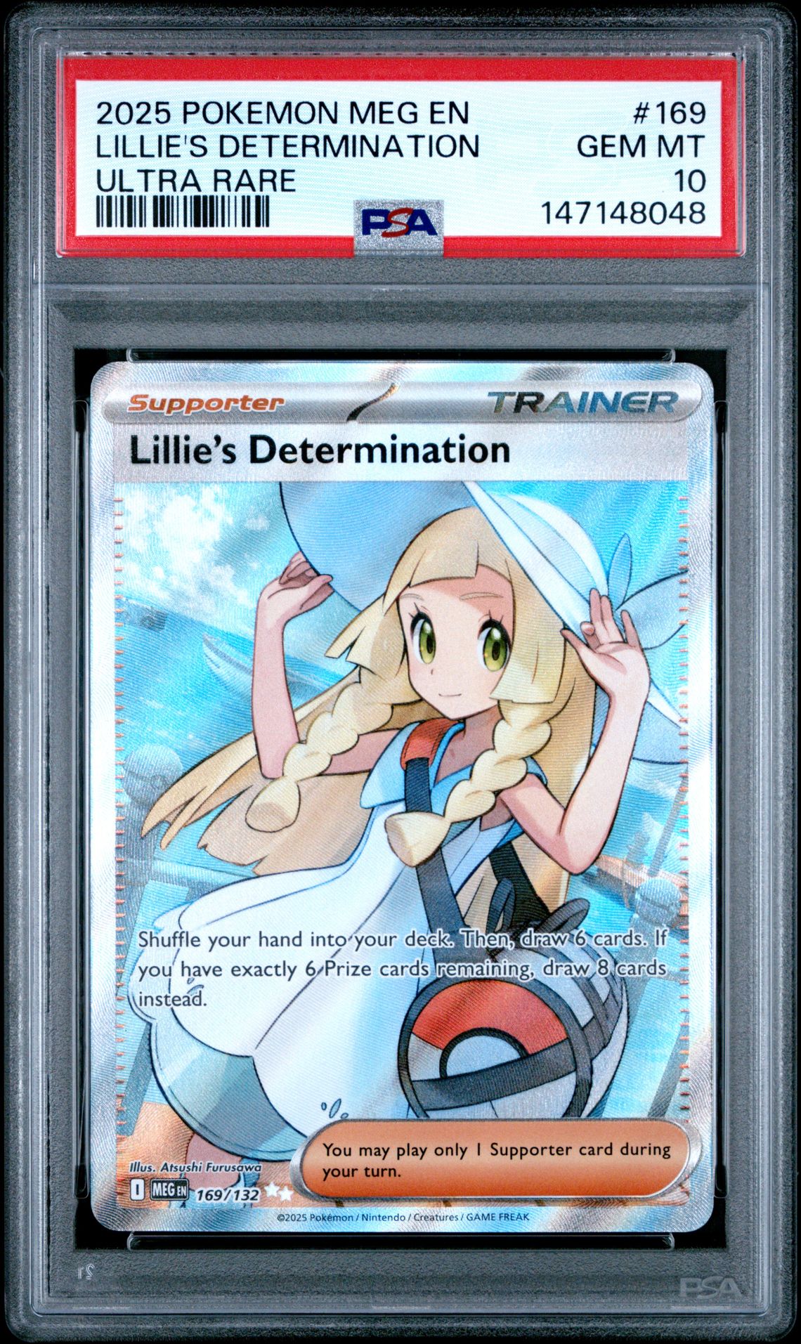 2025 Pokemon #169 Lillie's Determination front