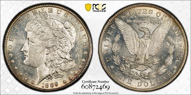 1889-CC $1 AU55