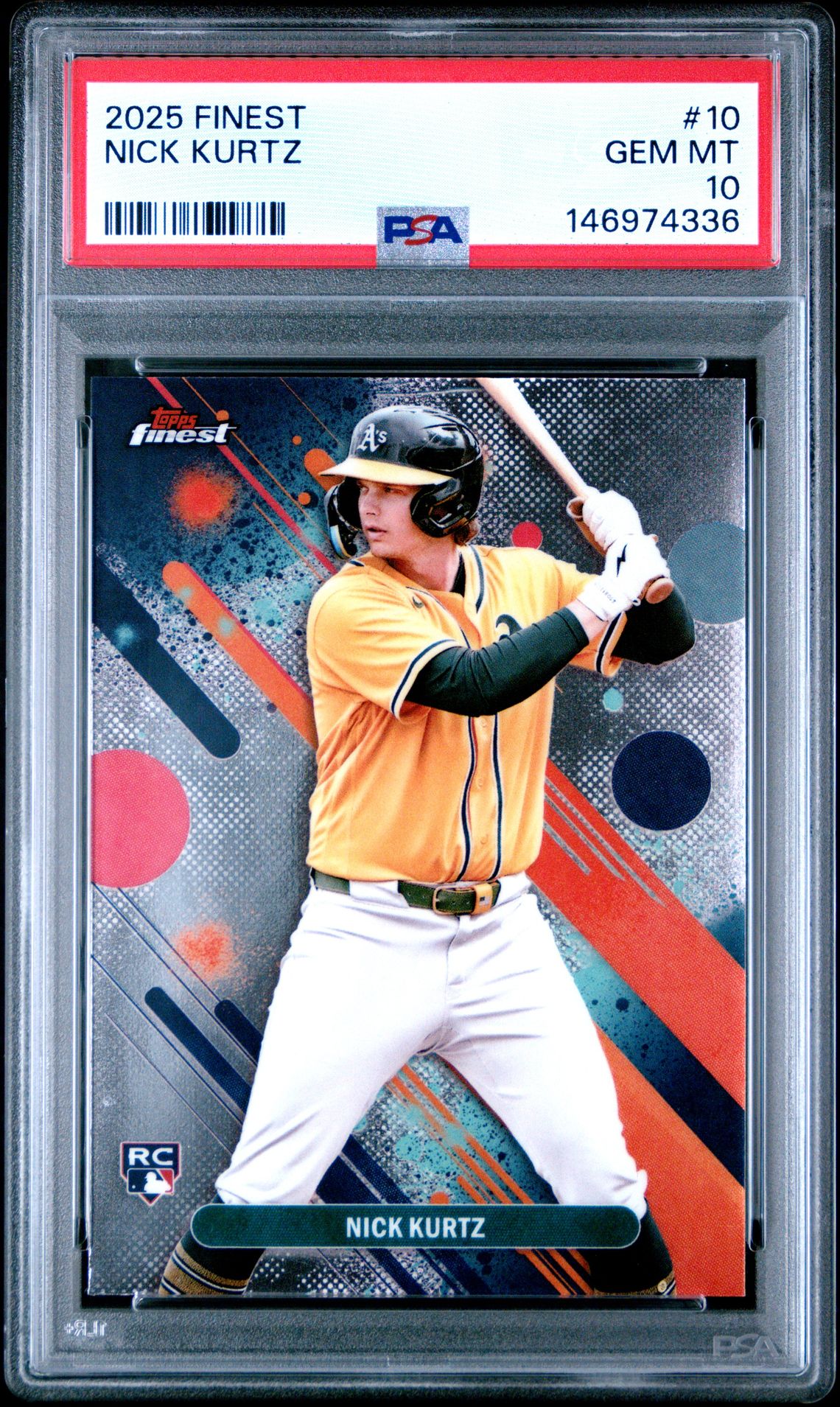2025 Topps TOPPS FINEST #10 Nick Kurtz front