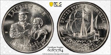 2026-D 25C Mayflower Compact First Strike MS66