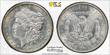 1879-CC $1 AU53