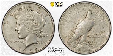 1922 $1 XF45
