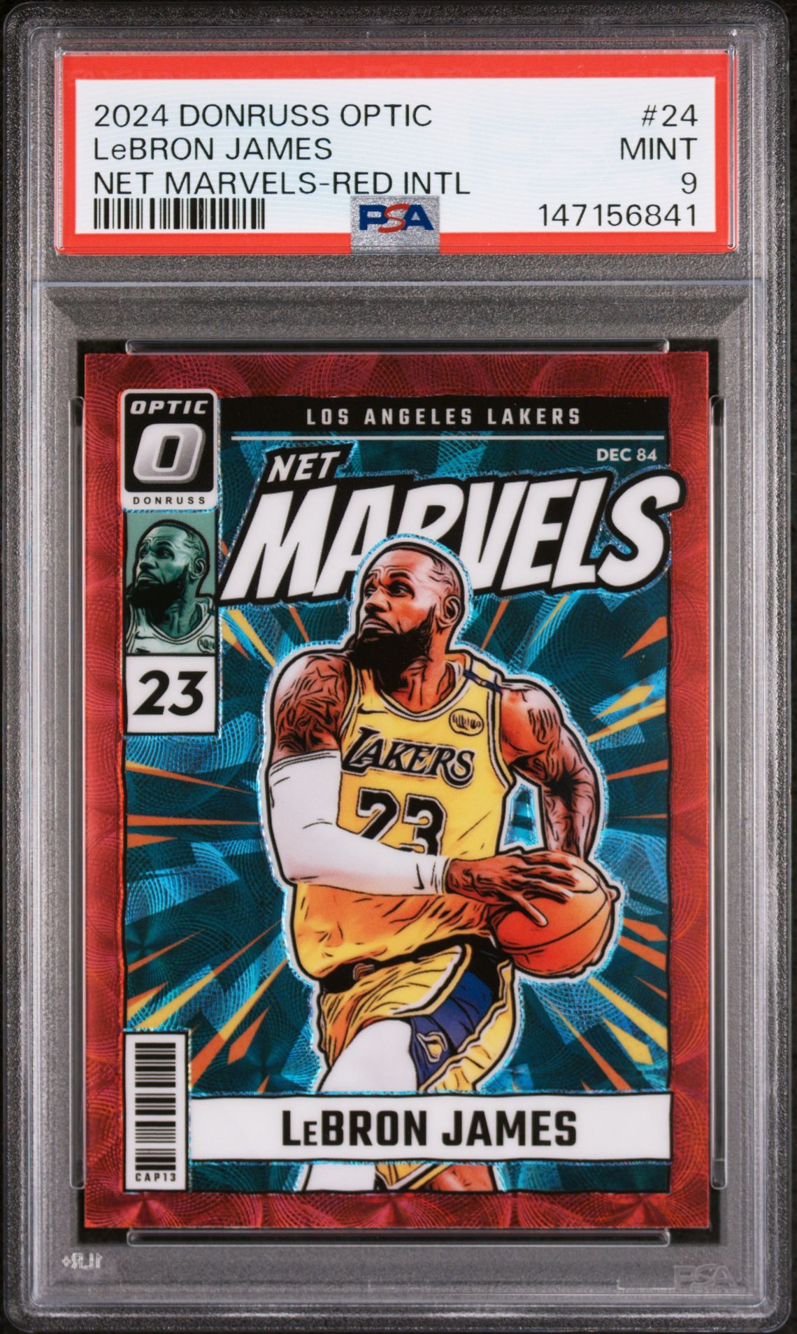 2024 Panini RED INTL #24 Lebron James front