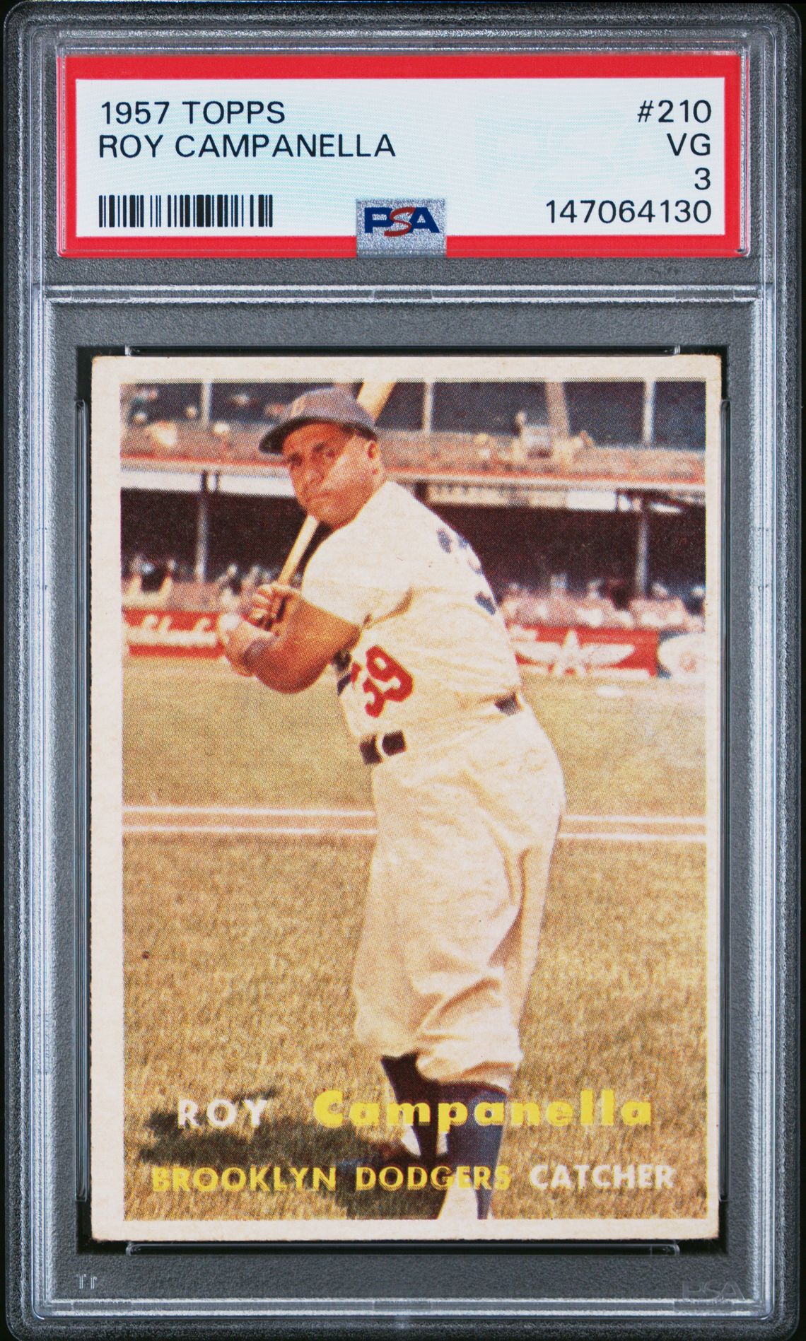 1957 Topps TOPPS #210 Roy Campanella front