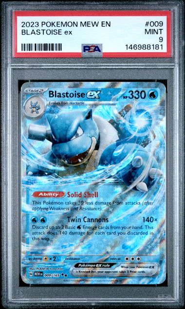 Pokemon Blastoise+Mew front