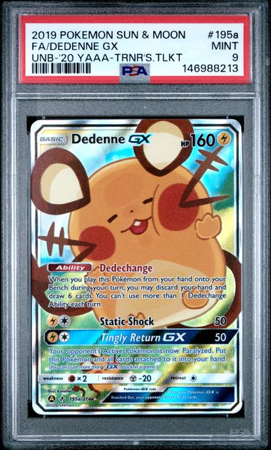 2019 Pokemon Unbroken Bonds Full Art #195A Bonds front
