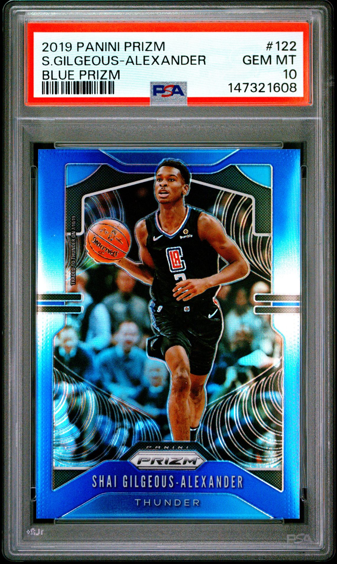 2019 Panini PANINI PRIZM PINK ICE #122 S.Gilgeous-Alexander front