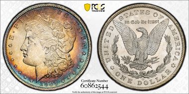 1885-O $1 MS62