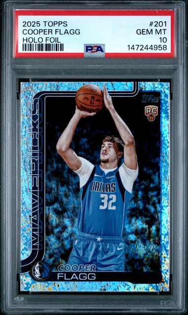 2025 Topps Holo #201 Cooper Flagg front