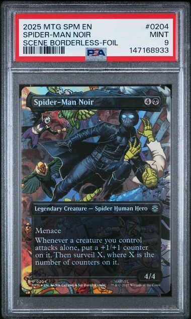 2025 MTG Magic: The Gathering Foil #0204 Spider-Mannoir front