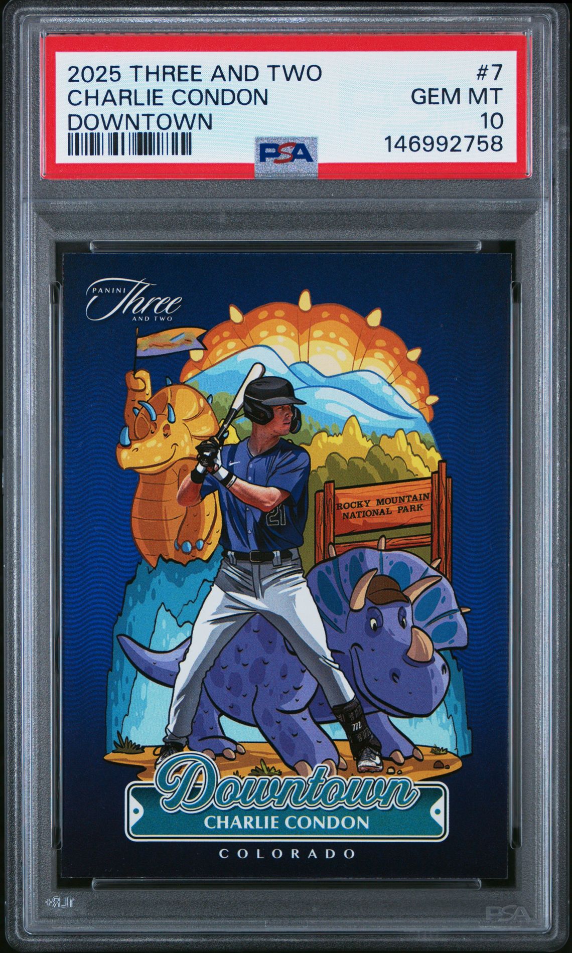 2025 Panini PANINI THREE AND TWO DOWNTOWN #7 Charlie Condon front