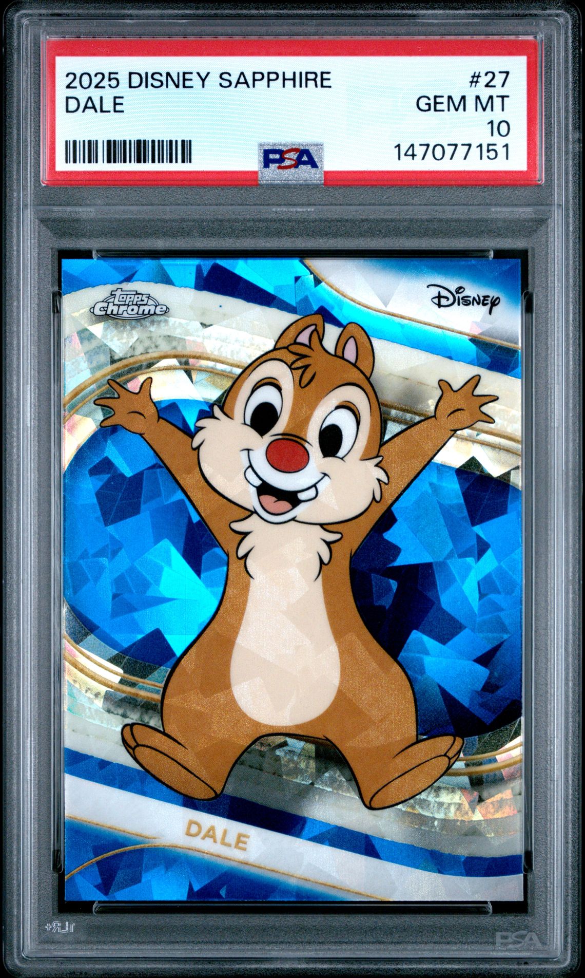 2025 Topps Chrome TOPPS CHROME DISNEY SAPPHIRE EDITION #27 Dale front