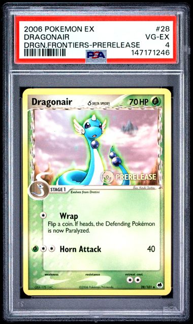 2006 Pokemon #28 Dragon Frontiers Dragonaire front