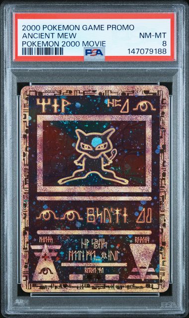 2000 POKEMON GAME MOVIE ANCIENT MEW POKEMON 2000 MOVIE (PSA 8) (PSA 8) – 147079188