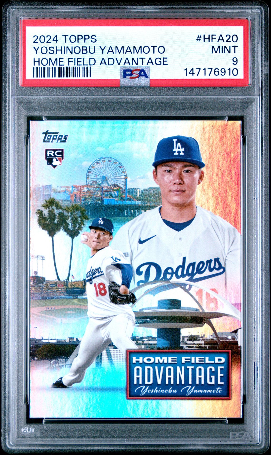 2024 Topps Home Field Advantage Yoshinobu Yamamoto #Hfa20 Mint 9 front