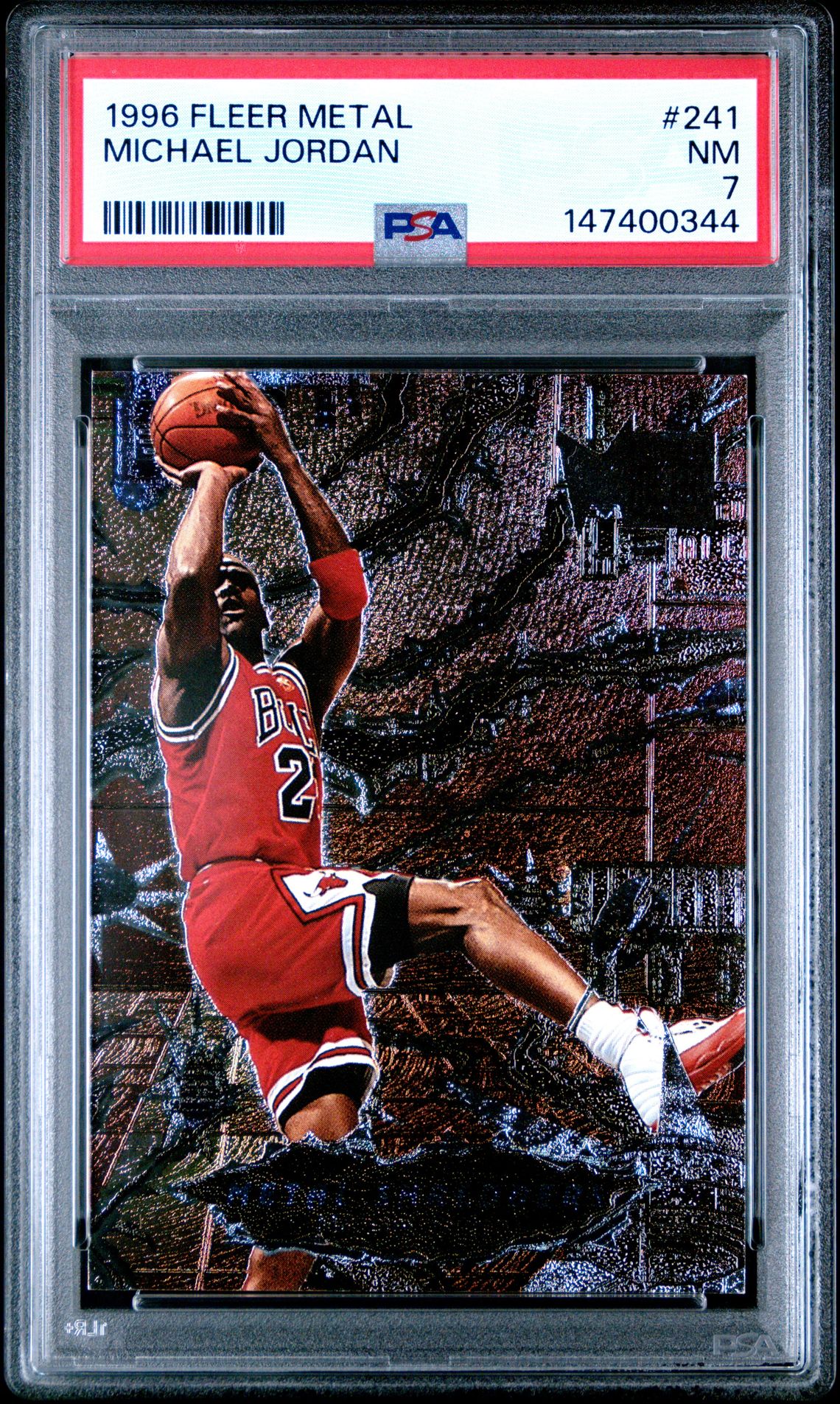 1996 Metal Michael Jordan #241 Nm 7 front