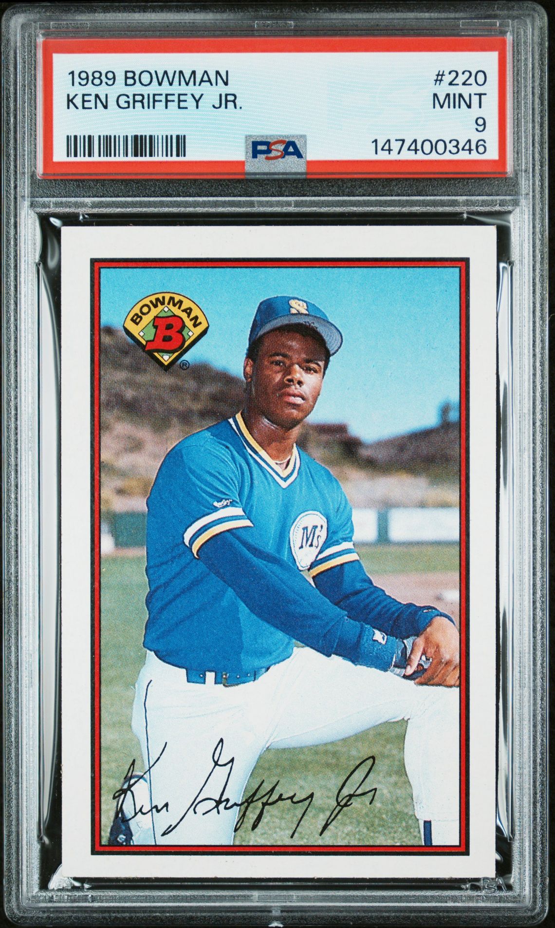 1989 Bowman Ken Griffey Jr. #220 Mint 9 front