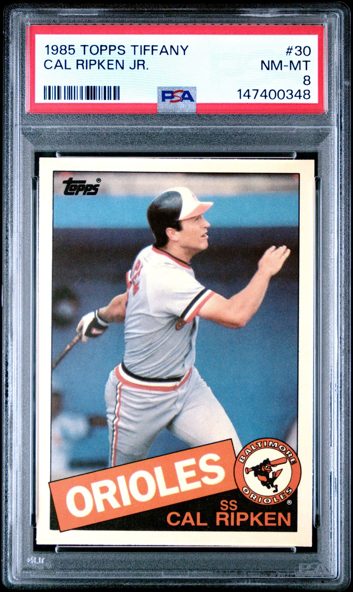 1985 Topps Tiffany Cal Ripken Jr. #30 Nm-Mt 8 front