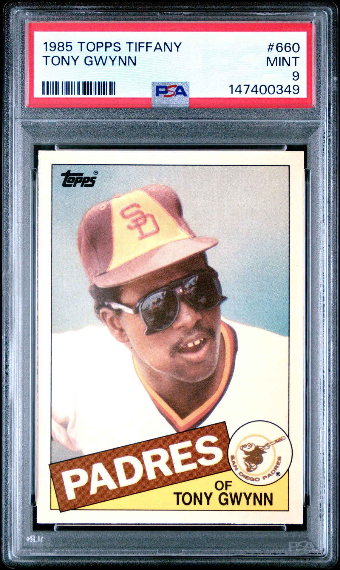 1985 Topps Tiffany Tony Gwynn #660 Mint 9 front